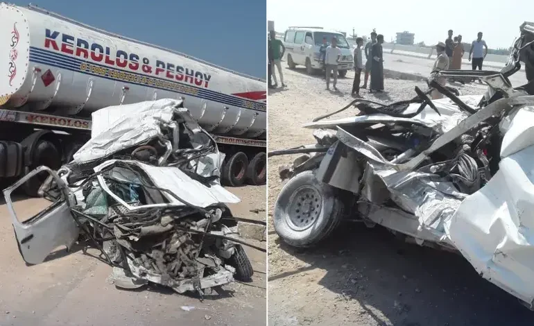 فاجعة في مصر.. 19 وفاة إثر تصادم مروع لشاحنة وحافلة تقل فتيات عاملات