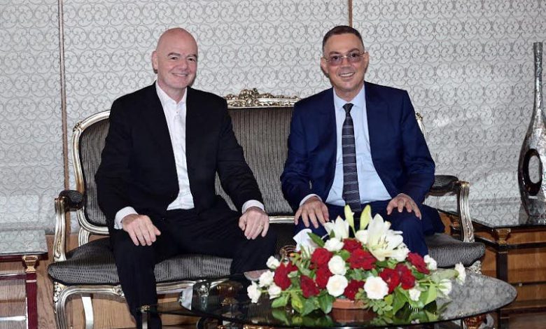 إنفانتينو منبهر بملعب الأمير مولاي عبد الله ويصنف المغرب بين نخبة كرة القدم العالمية