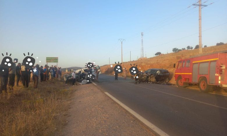اصطدام عنيف بين سيارتين يخلف قتيلاً وجرحى بإيموزار كندر